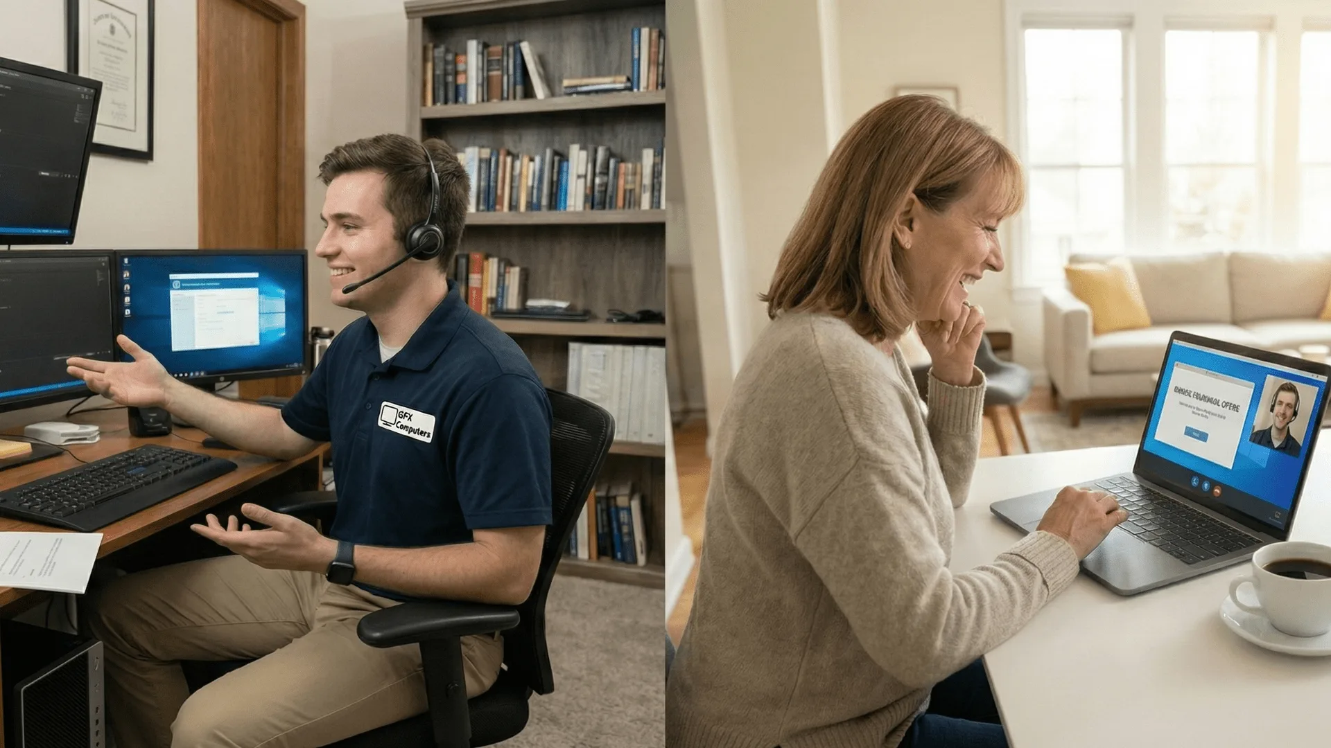 GFX Computers engineer providing friendly local IT support in Aberdeen